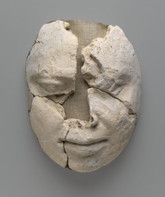 Mummy Mask of a Man Consisting of the Face Only