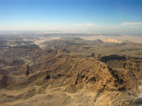 Theban cliffs