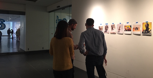 Cornell Team user testing image recognition with BKM visitors. 