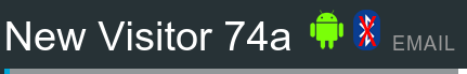 When an unsupported device is in use, a "no bluetooth" icon appears on the ASK team dashboard alerting them to the situation.