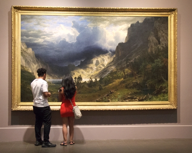 The Bierstadt landscape is a visitor favorite and a collection highlight. Photo by Britteny Najar.