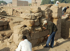 Taharqa Gate, South Wing Repair