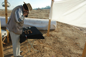 Photographing sherds