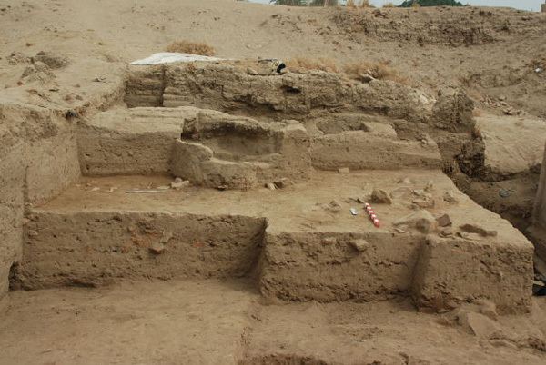 Mud brick structures, W2N