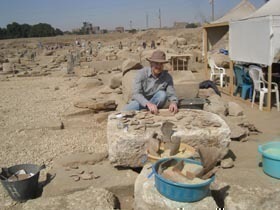 Sorting pottery